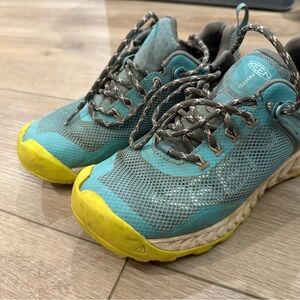 Keen Teal and Yellow Sneakers